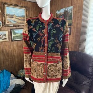Sag Harbor Boho Tapestry Style Jacket